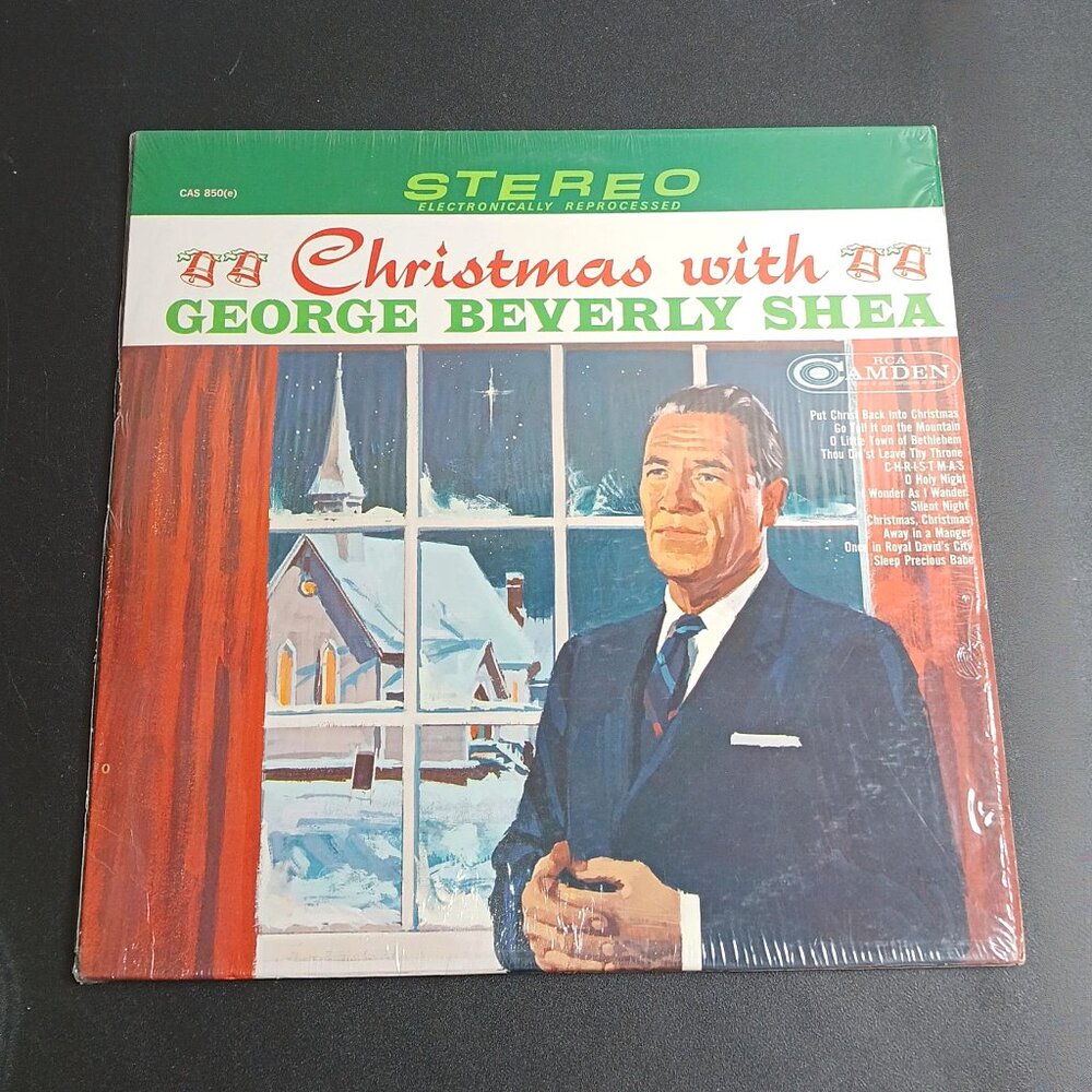 Christmas With George Beverly Shea Vinyl Record Camden LP 1964 Holiday Music